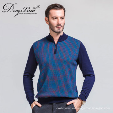 Nuevo Long Sleeves 100 Pure Wool Sweater Mens Classic Men Knit Wool Sweater Factory